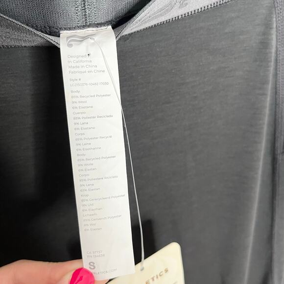 Fabletics Womens Ultra High Waisted Wool Base Layer Legging Small Gray Outdoor - Picture 4 of 8